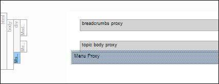 8. Click OK. The master page should now look like this: Notice that the other two proxies are indented a bit more.