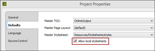 4. Click Allow local stylesheets.