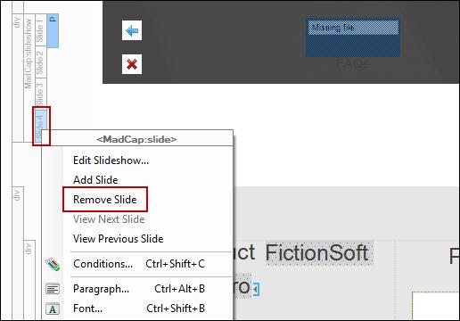 g. Right-click the Slide 4 structure bar, and