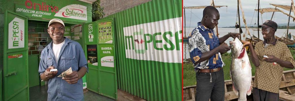 M-Pesa provides financial freedom to millions of people Available in
