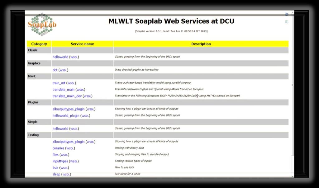 DEMO of TRANSLATION WEB SERVICE Video download from http://www.