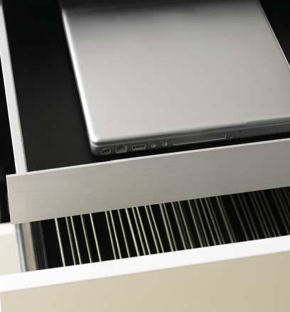 Features The Multi functional Drawer has an anodized front and