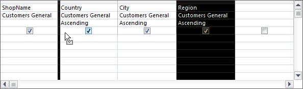 Lesson 8 Modifying Query Results Moving a field in the query grid Procedure Single level sort 1. Open the query that you want to add a sort order to in Design View. 2.