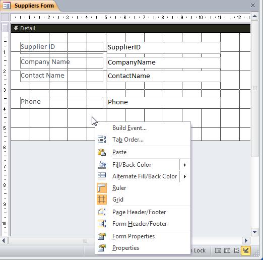 Lesson 11 Editing Forms and Reports in Design View Text box controls display data from fields in a table or query on which a form or report is based.