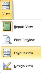 Lesson 12 Creating Basic Reports in more detail. The Zoom list in print preview allows you to choose from several magnification options, from as small as 10% to as large as 500% or 1000%.