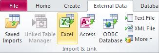 APPENDIX B - EXCHANGING DATA WITH EXCEL - Importing Data From Excel If you have data in an Excel workbook, you can use the information in an Access