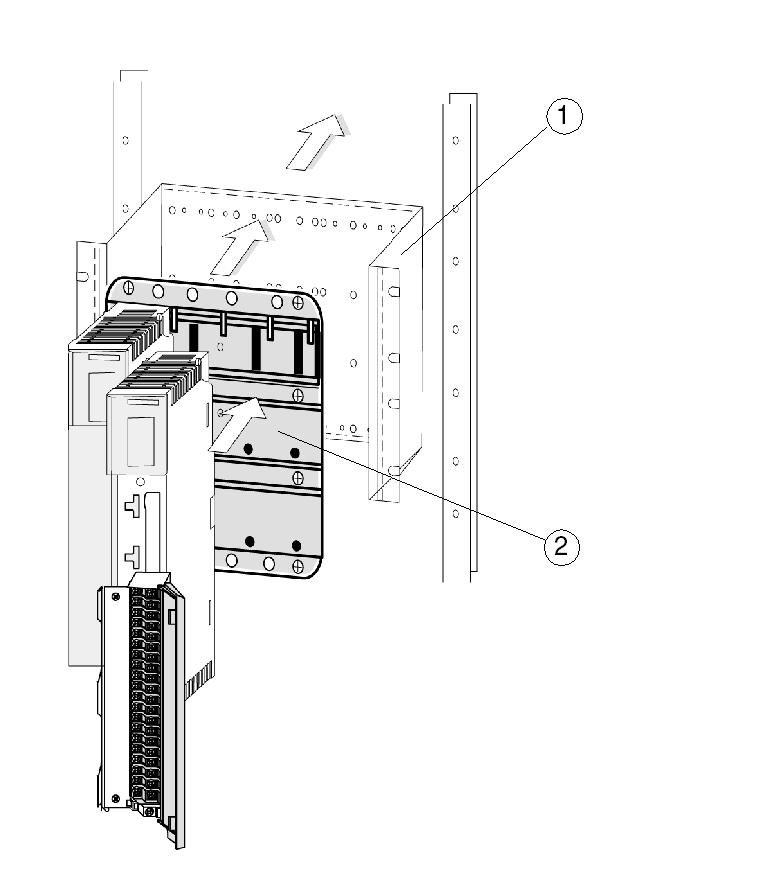 Hardware Installation Mounting Bracket and Backplane The following steps describe the mounting of bracket and backplane Step Action 1 If required for the application, select and install a 20 mm or