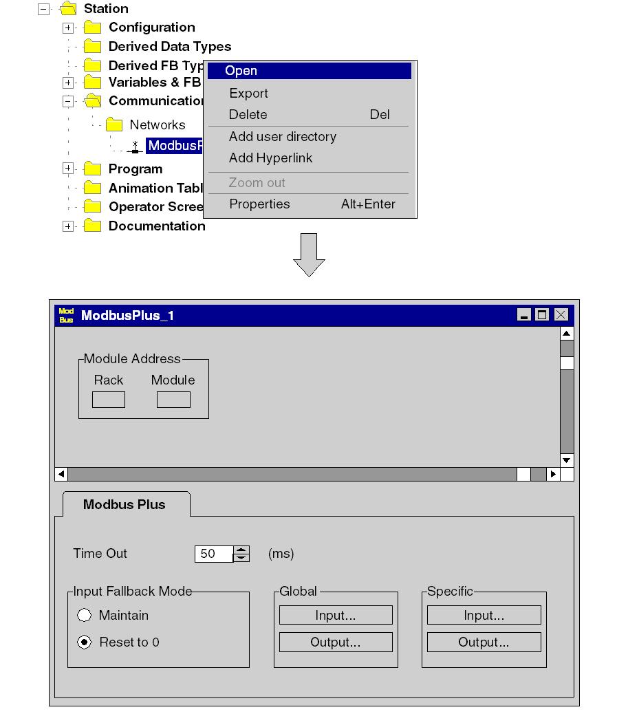 Configuring a Logical Network Configure Network Configure Network On the network folder, by a double-clicking action or by the Open item on contextual menu, the editor of the corresponding