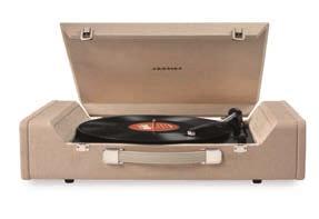 CR6010A - Collegiate 3-Speed Turntable USB Enabled for Digitizing to PC or Mac Software Suite for Ripping and