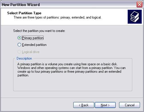 Partitioning your Freecom SL 5.
