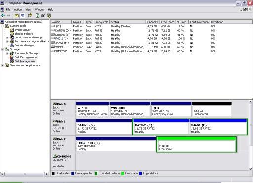 Partitioning your Freecom SL 8.