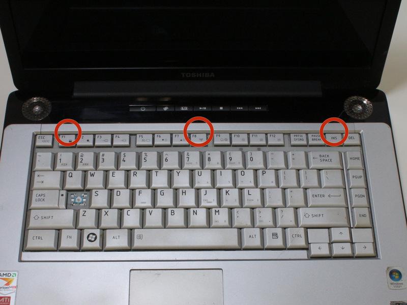Step 3 Keyboard Place laptop right side up on a flat and