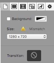 Before you begin modifying or create a layout, click on the Document Properties tab. You will need to update the Document s size to match your output setting.