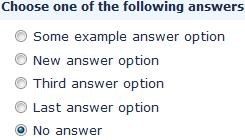 Edit Answer Options - This is where you assign answer choices like Strongly Agree, Agree, Neutral, etc. This option only appears for specific questions and is covered later in the guide.