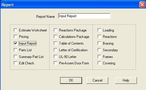 Every save after this adds the latest information to the VPC file. 12. Run and Review your Input Report.