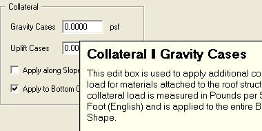 At the live load folder, add 3 psf collateral gravity for a sprinkler load.
