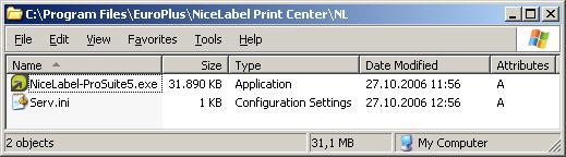 3. Double-click on the NiceLabel-ProSuite5.exe installation file to start the NiceLabel Suite setup wizard. Figure 9: Running the NiceLabel Suite setup remotely 4.
