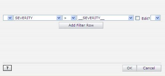 Figure 8. Expression Builder - time variable added 7. Click Add Filter Row to add a second row to add a second condition.