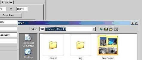 Once the folder is located, double click on the image to be