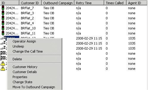 Changing State of Queued Calls To change the current queue state of calls with