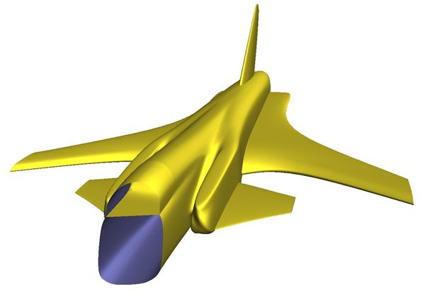 Nonmanifold structure where the wings attach the plane body. Nonmanifold structure at the cockpit. [9] Charles Loop. Smooth subdivision surfaces based on triangles.