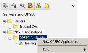 4. In the OPSEC Application Properties dialog, enter a Name. 5.