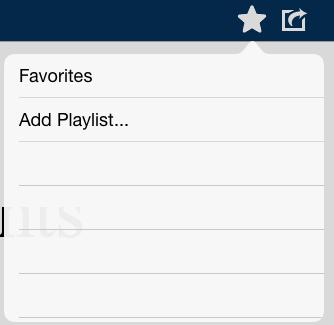 Managing Playlists You can add your frequently viewed items and folders to a Playlist for quick and easy access. You can create subject-specific Playlists to group relevant items and folders together.