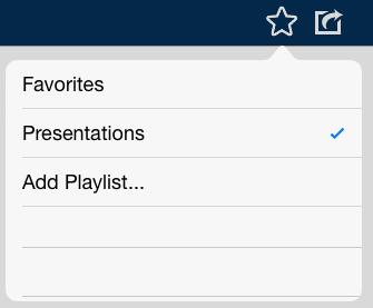 7. All lists display under the Playlists section on the home screen: NOTE: For information about adding a folder to a Playlist, see Managing