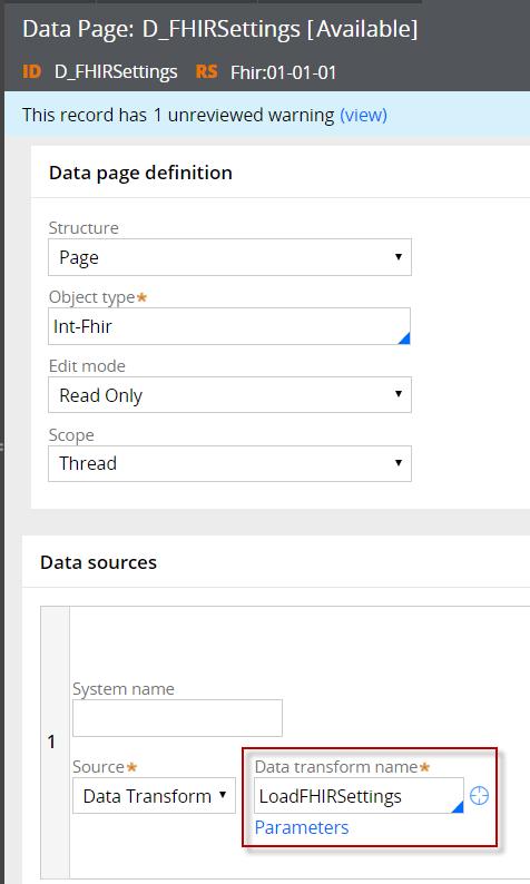 Dynamic Settings End Point URL Management Data Page The End Point URL resource path configured on a Connect REST rule cannot be modified once the rule is finalized and locked.