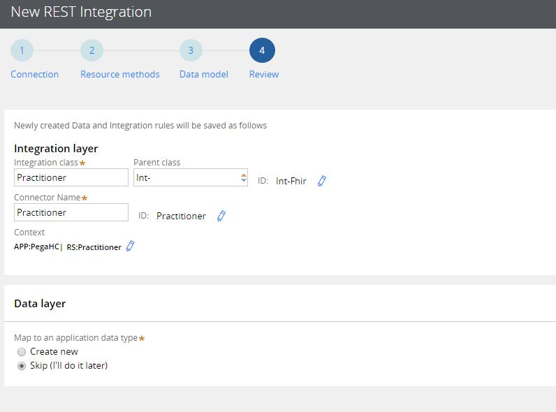 or POST. 6. On Integration layer provide the Parent Class name and Connector name as shown below.