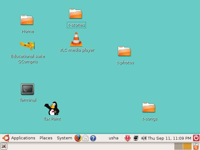 Tejas and Jyoti organise the files and rearrange the desktop as shown below.