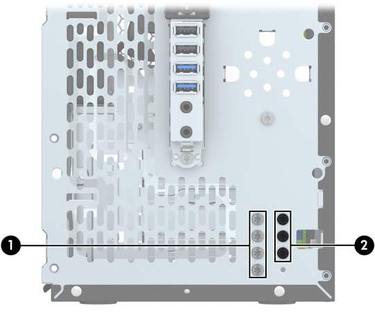 Installing and removing drives When installing drives, follow these guidelines: The primary Serial ATA (SATA) hard drive must be connected to the dark blue primary SATA connector on the system board