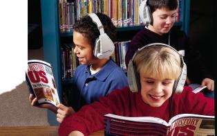Vinyl foam cushions are easily cleaned by the teacher, extending the life of headphone. (Use of vinyl vs. latex also reduces allergic reactions.