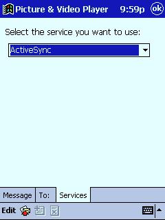 Tap the nickname whose e-mail address you want to use. 6. Tap the "Services" tab and select the service you want to use.