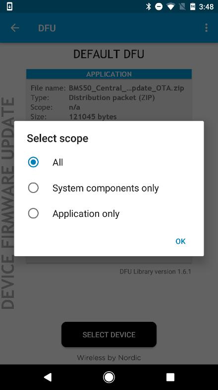 Select scope All.