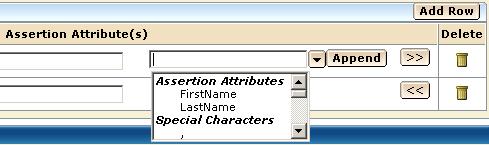Mapping Assertion Attributes to Application Attributes (SAML only) The application attributes must reflect the attributes that the target application uses so you must modify the default values to