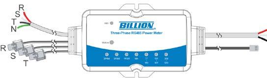 Billion SG3030 Billion SG3030S Three-phase ZigBee Power Meter Three-phase RS485 Power Meter Three-phase Power Meter Series The Billion SG3030/SG3030S series is a cost-effective energy monitoring and