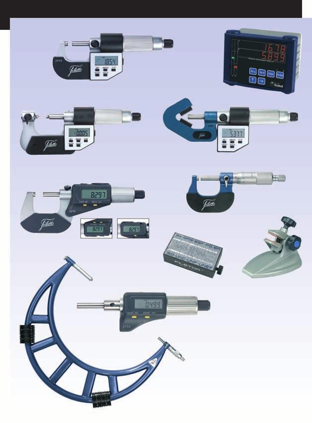 Micrometers / Micrometer heads of micrometers according DIN 863 Max.