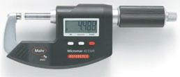 78 mm Heat insulated handle Micromar - Types of Micrometers Mahr - Micrometers are available with the following means of indication: a) Digital Micrometer with digital display b) Mechanical