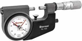 0001") with vernier scale on the sleeve 445 DEPTH MICROMETERS Depths of holes, slots, shoulders and projections can be measured to.001" (0.