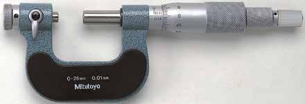 Pana Micrometers SERIES 116 Interchangeable Anvil Type Non-rotating spindle with optional seven interchangeable anvils (flat, spline, spherical, point, knife-edge, disk and blade) for a wide range of