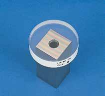 25mm (157-107) 25.37mm (157-108) Optical Flats SERIES 158 Used for inspecting the flatness of micrometer's or gage block's measuring faces with high accuracy.