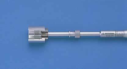 Groove Micrometers SERIES 146 Flanged spindle for measuring width, depth, and location of grooves inside/ outside bores, and tubes.