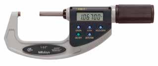 c Quickmike SERIES 293 IP-54 ABSOLUTE Digimatic Micrometers The Quickmike provides a speedy spindle feed of 10mm /.4 per thimble rotation as compared to the conventional micrometer with 0.5mm /.