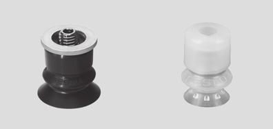 Suction cups with con. attachments ESS/suction cups ESV, bellows with 1.5 conv.