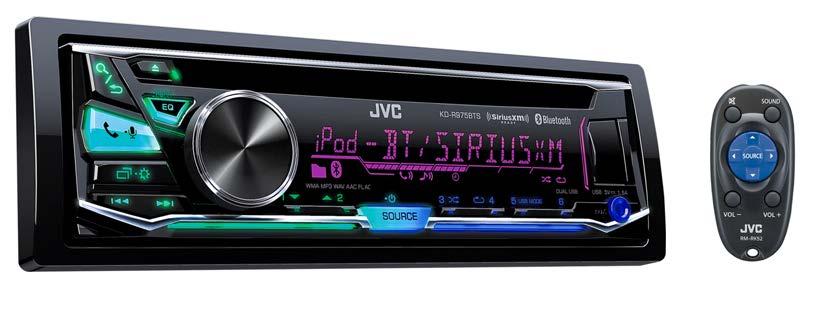 Car Entertainment 1-DIN CD Receiver KD-R975BTS CD Receiver featuring Bluetooth /