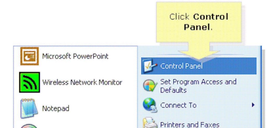 Windows XP Step 1: How to