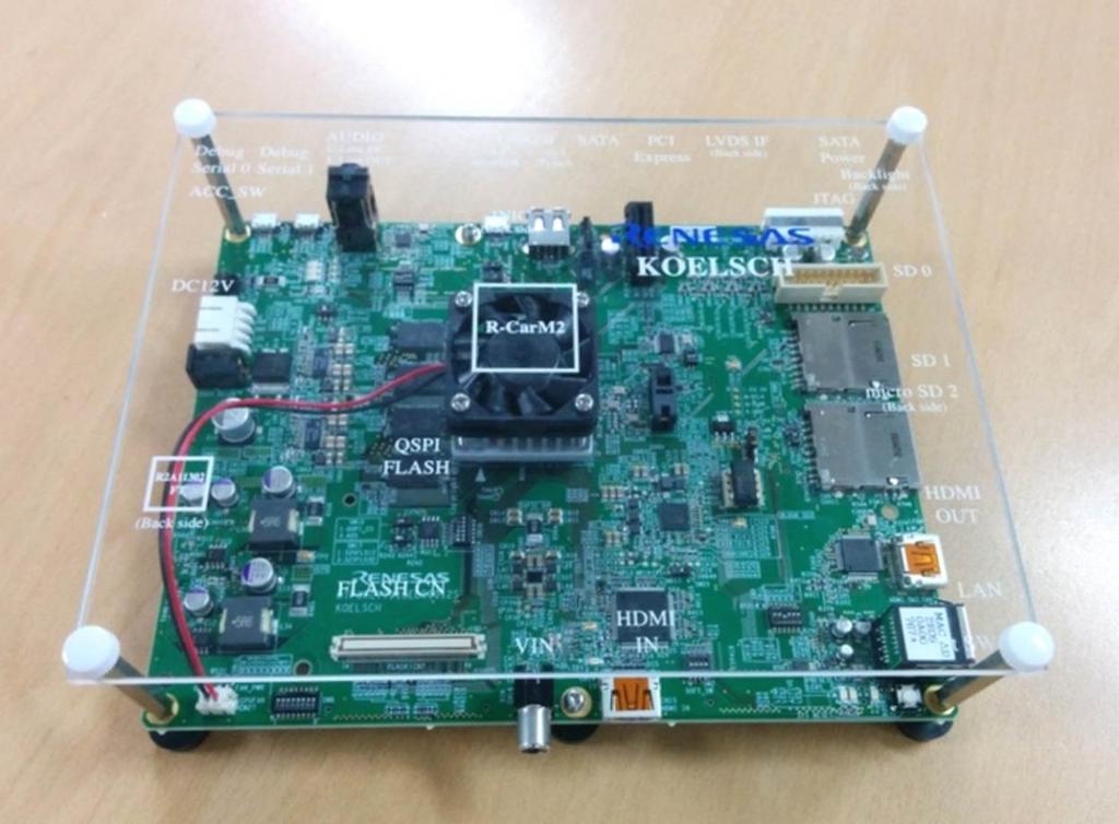 R-Car M2 Koelsch System Evaluation Board: Please refer link for detailed hardware specifications.