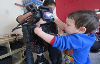Benjamin, Isaac, Ana Cecilia, and Henry enjoyed maneuvering the camera around on its base, which we learned is called