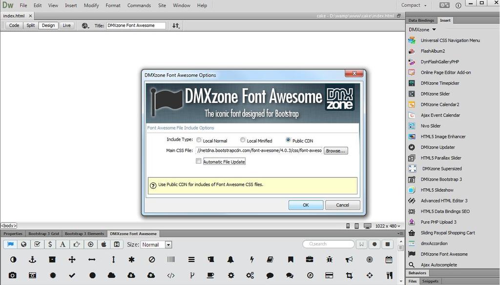 Font Awesome Advanced: Setup Font Awesome Include Options In this tutorial we will show you